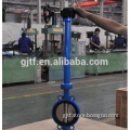 ductile iron wafer butterfly valve with extension stem